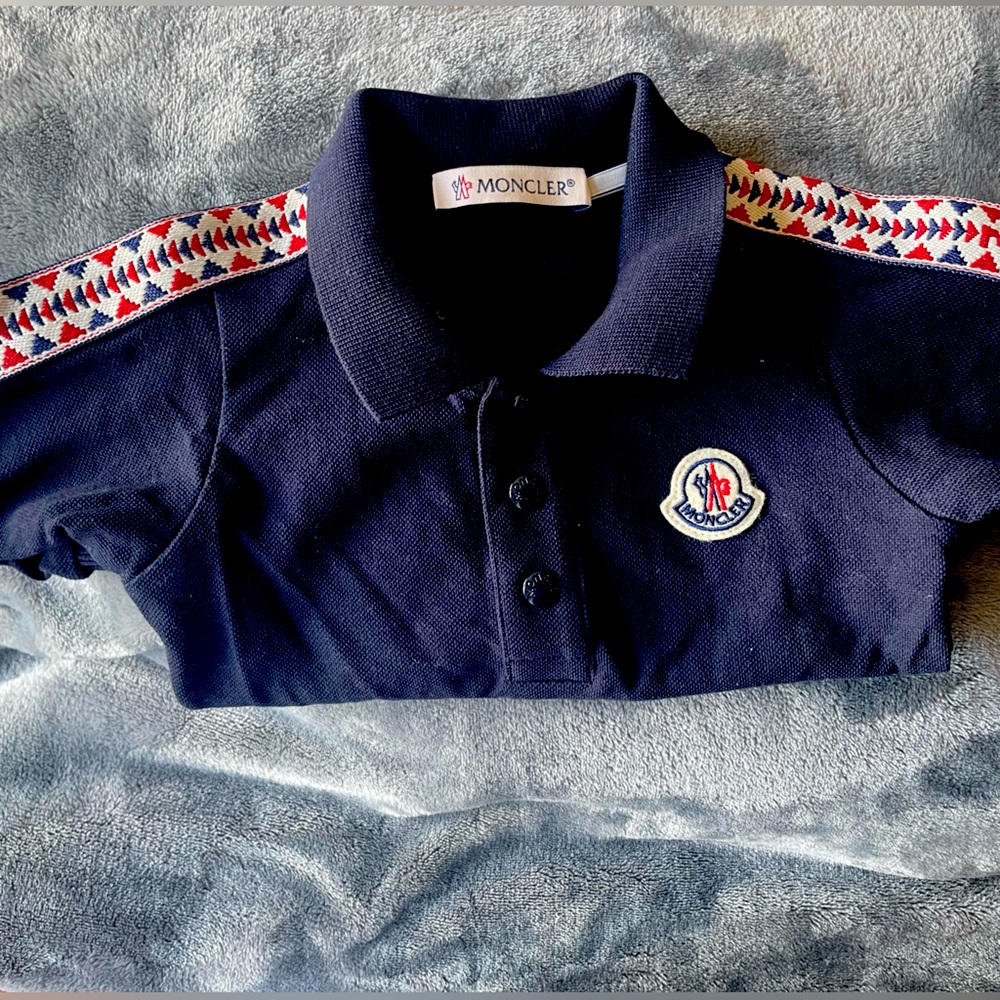 Moncler long sleeve 3-6 months , worn once